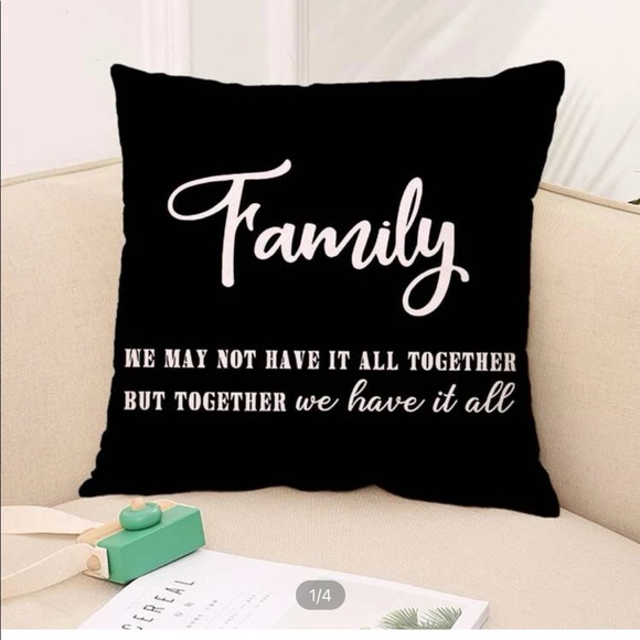 🆕 2 for $24🆕 FAMILY PILLOW COVER - Picture 1 of 4